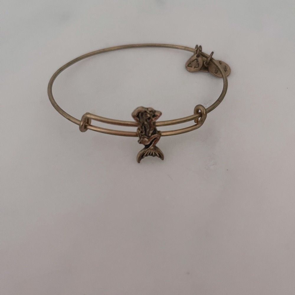 Bronze Mermaid and Starfish Charm Bracelet